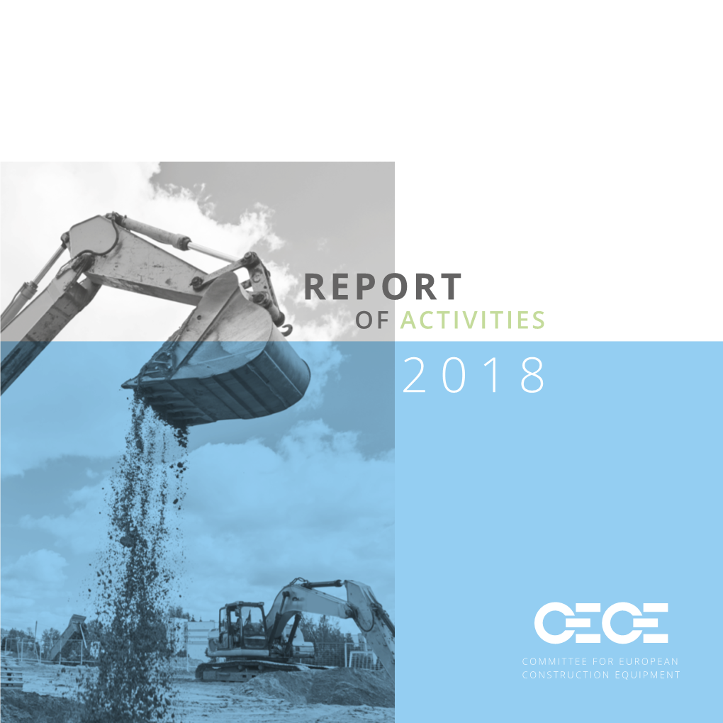 Report of Activities 2018 Our Sector in Figures