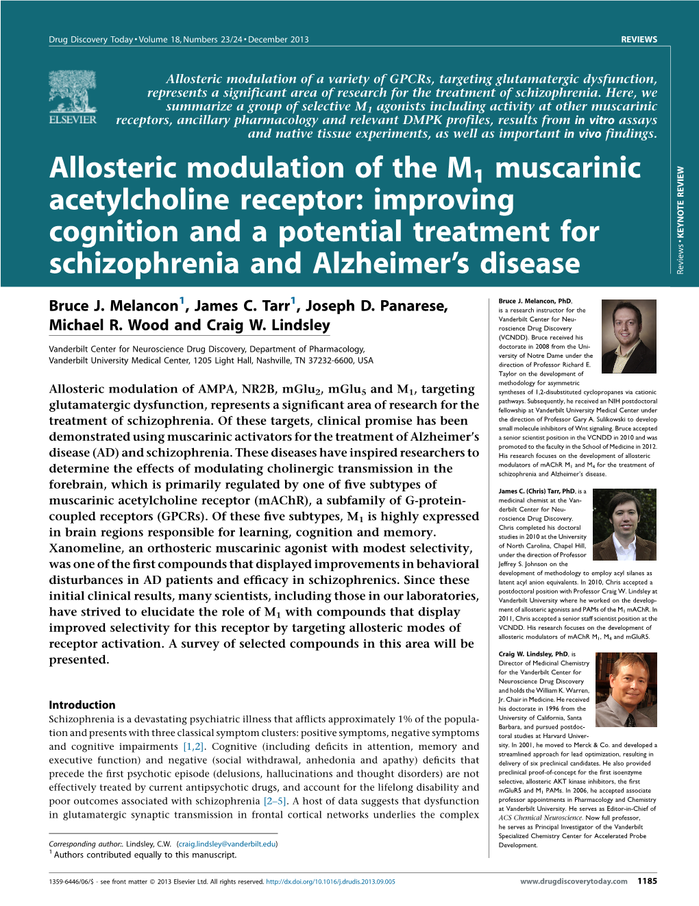 Allosteric Modulation of the M1 Muscarinic Acetylcholine Receptor: Improving