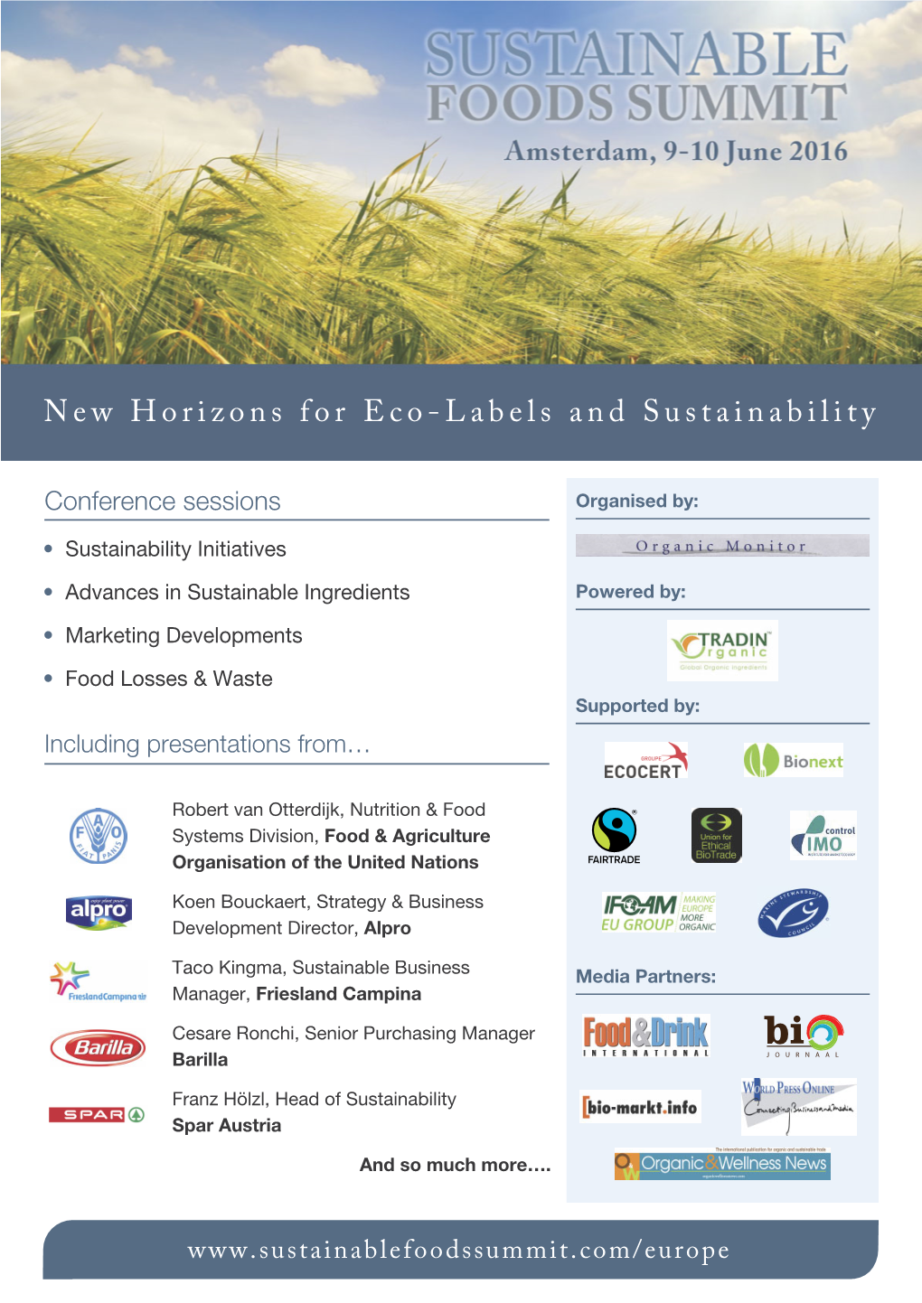 New Horizons for Eco-Labels and Sustainability