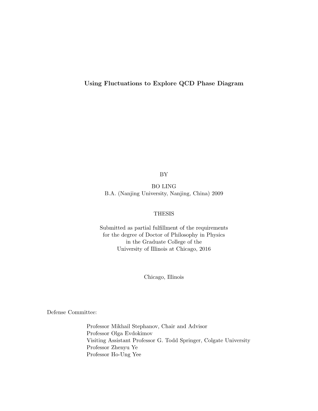 Using Fluctuations to Explore QCD Phase Diagram