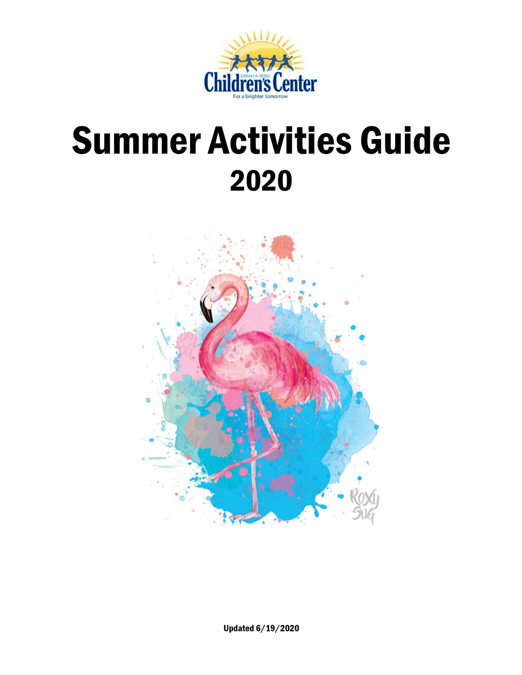 Summer Activities Guide 2020