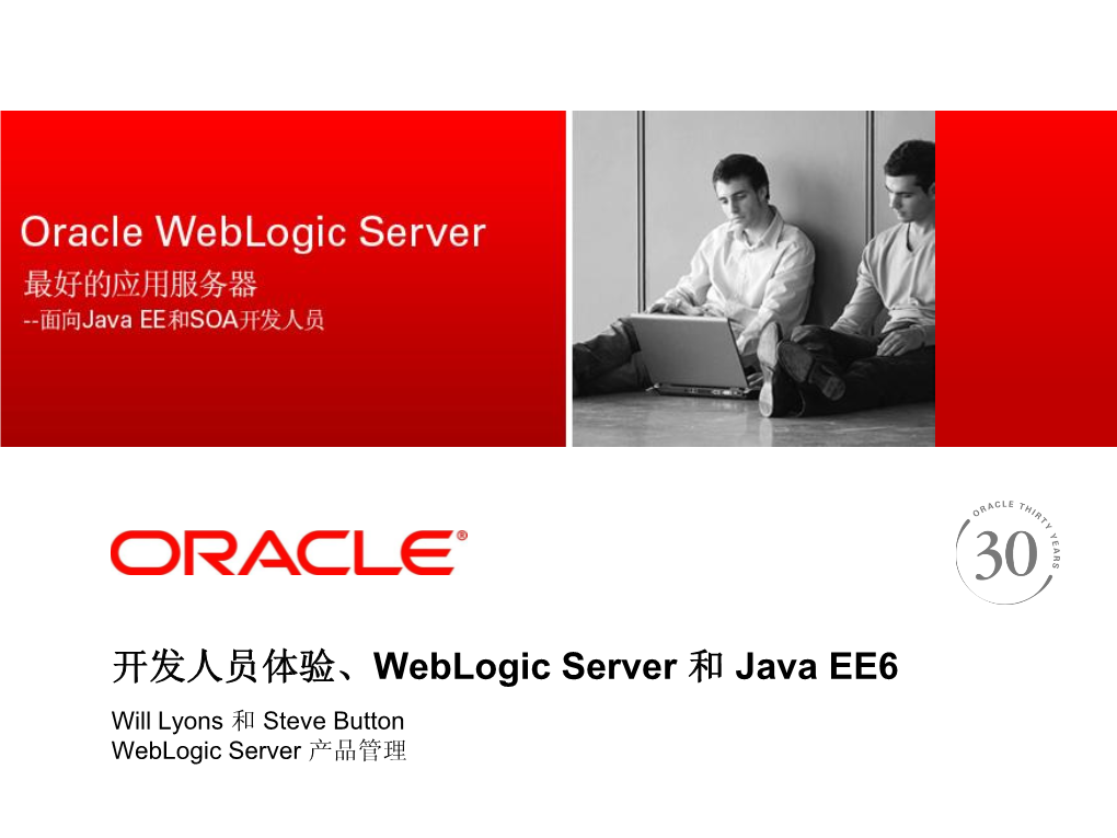 Weblogic Server 和java