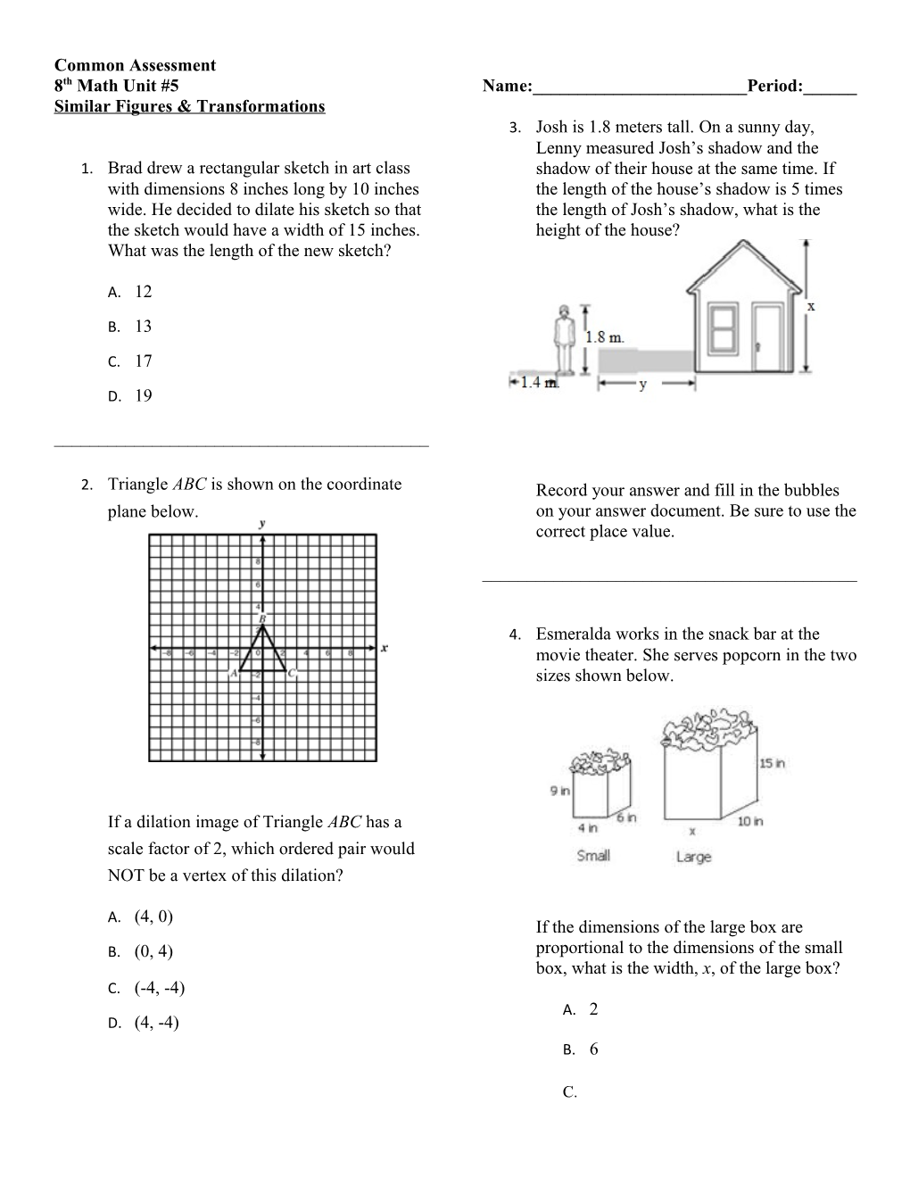 Common Assessment