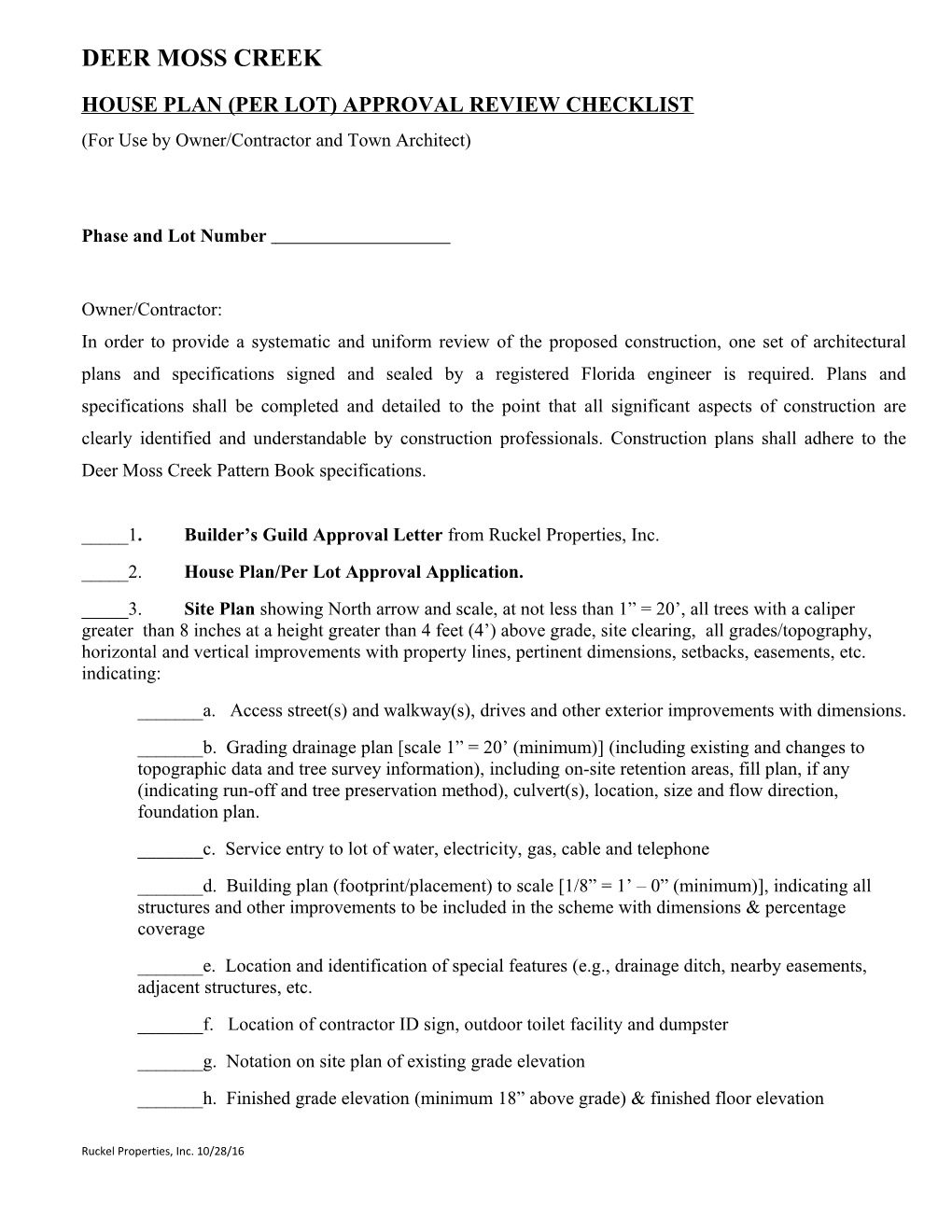 FINAL REVIEW CHECKLIST-Modified Feb 2010