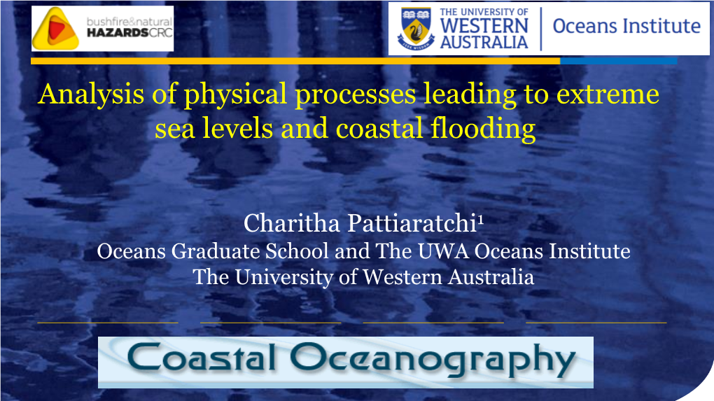 Analysis of Physical Processes Leading to Extreme Sea Levels and Coastal Flooding