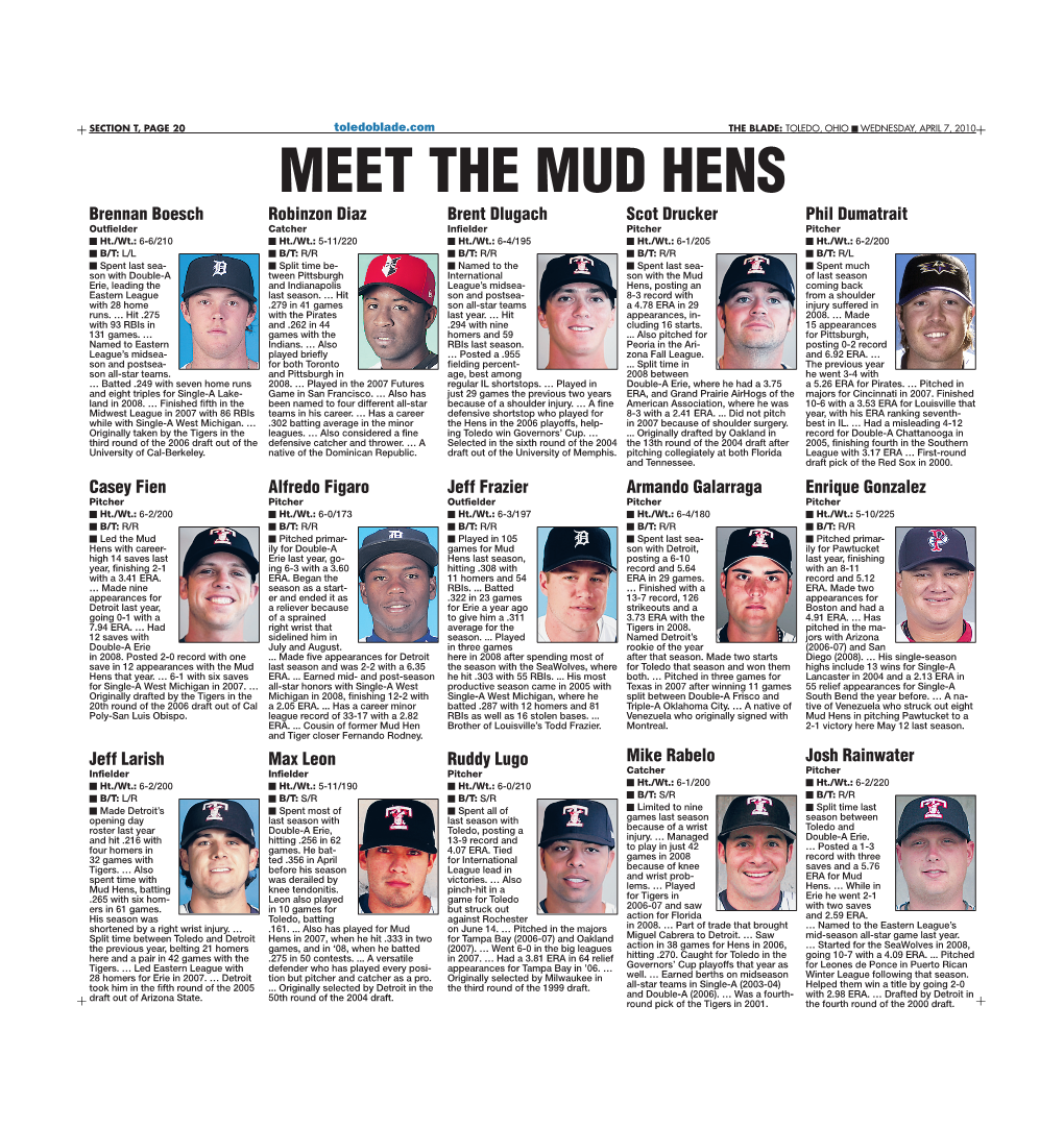 Meet the Mud Hens