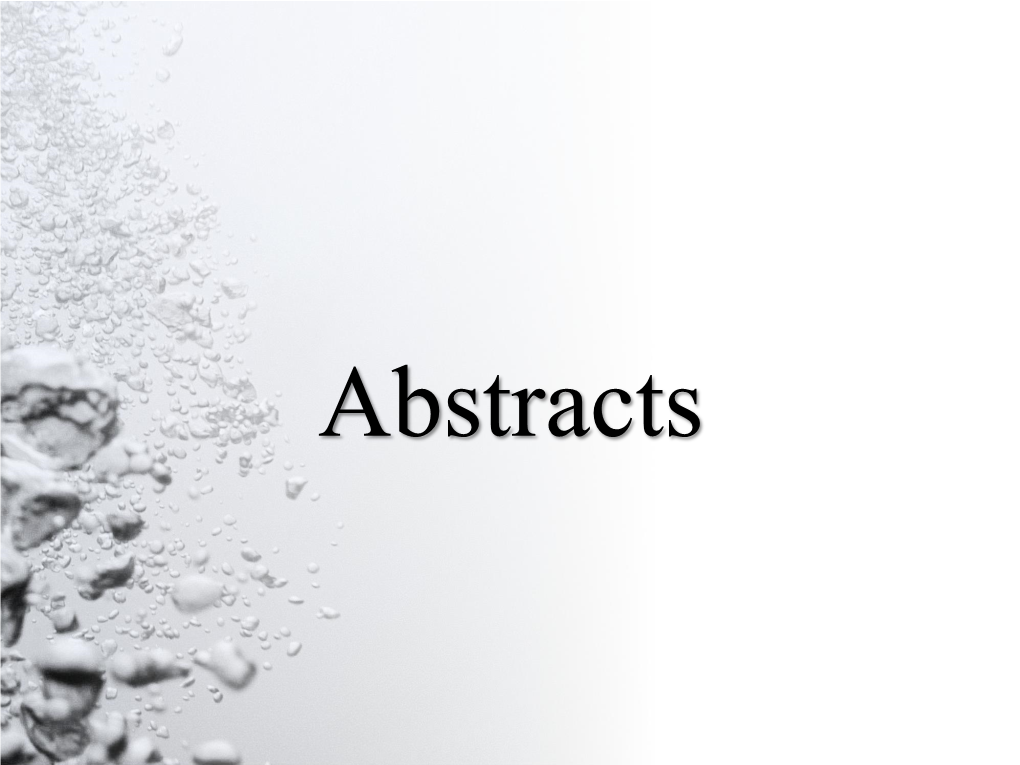 Abstracts Wien 2010.Pdf
