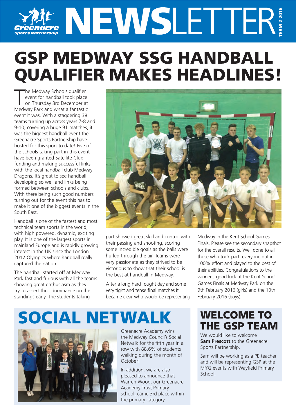 Gsp Medway Ssg Handball Qualifier Makes Headlines!