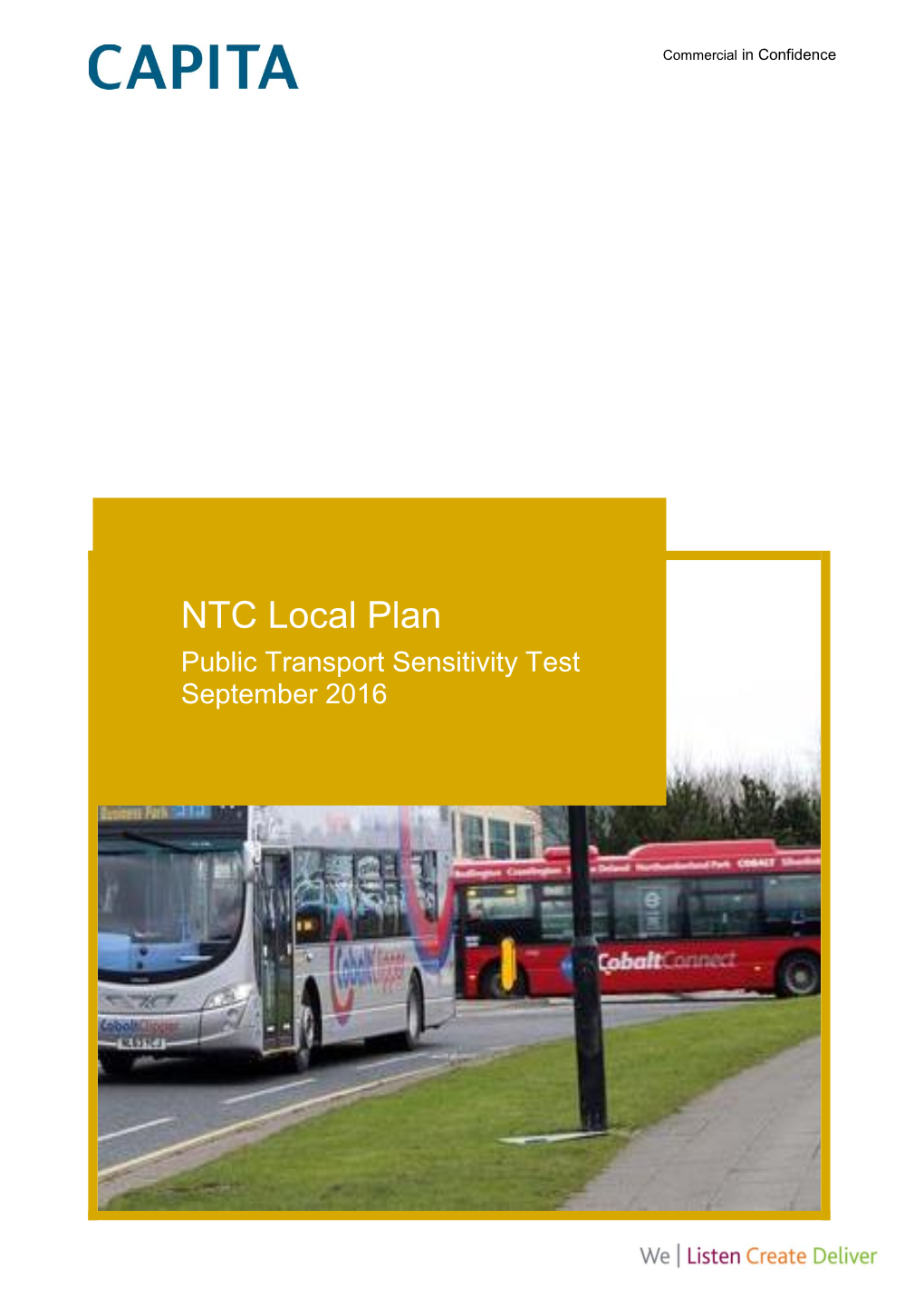 Local Plan Public Transport Sensitivity Test 2016