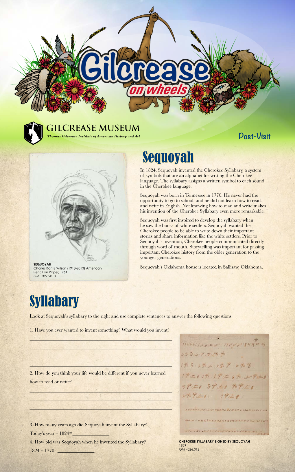 Sequoyah Syllabary