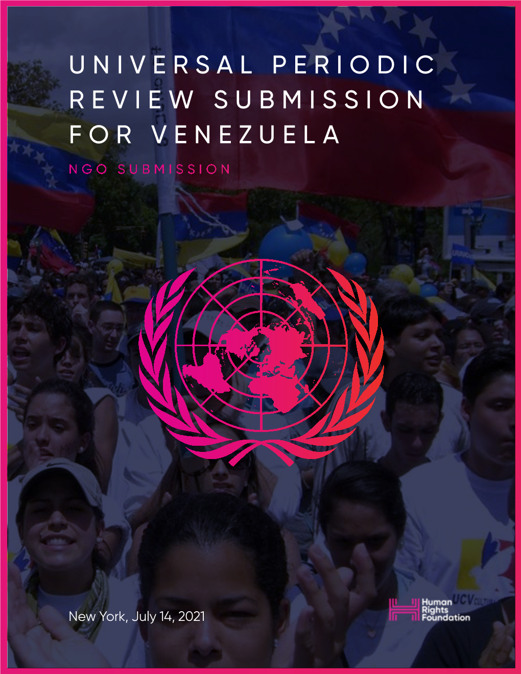 Universal Periodic Review Submission for Venezuela