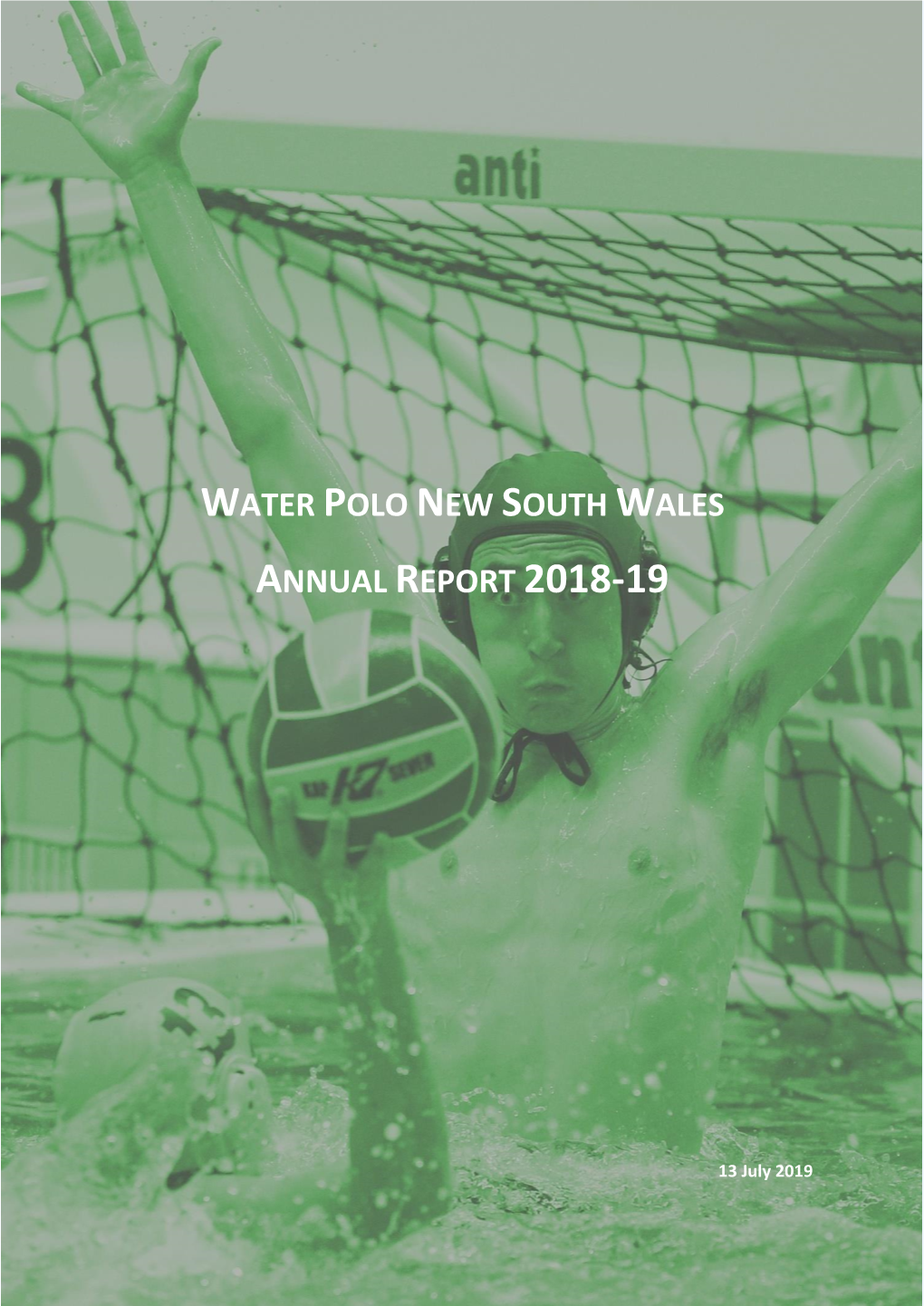 Water Polo New South Wales Annual Report 2018-19