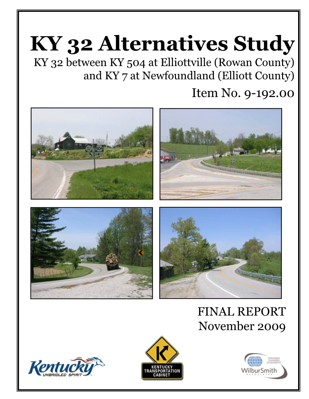 32 Alternatives Study KY 32 Final Report