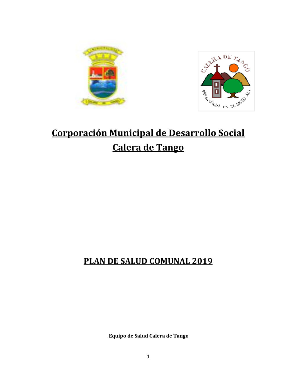 Plan De Salud Comunal 2019