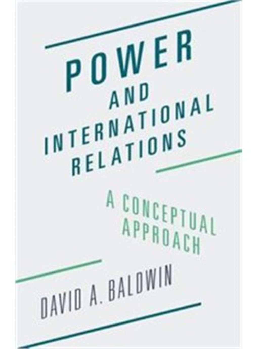 Power and International Relations a Conceptual Approach.Pdf