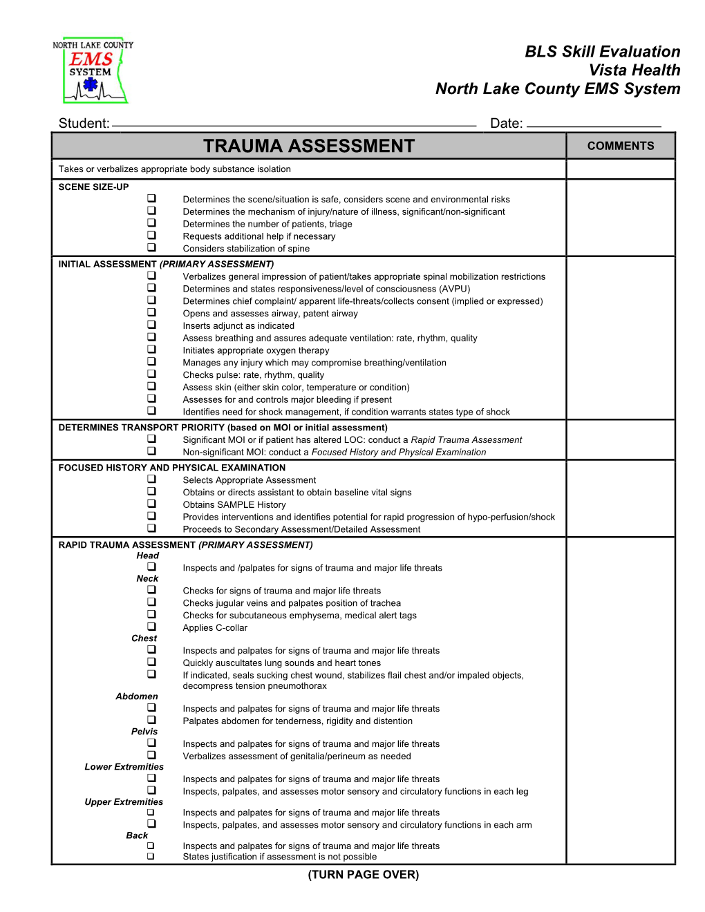 Trauma Assessment