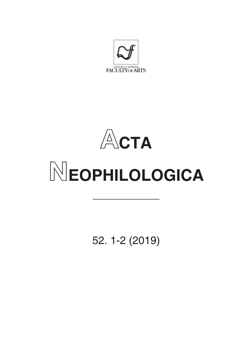 Acta Neophilologica