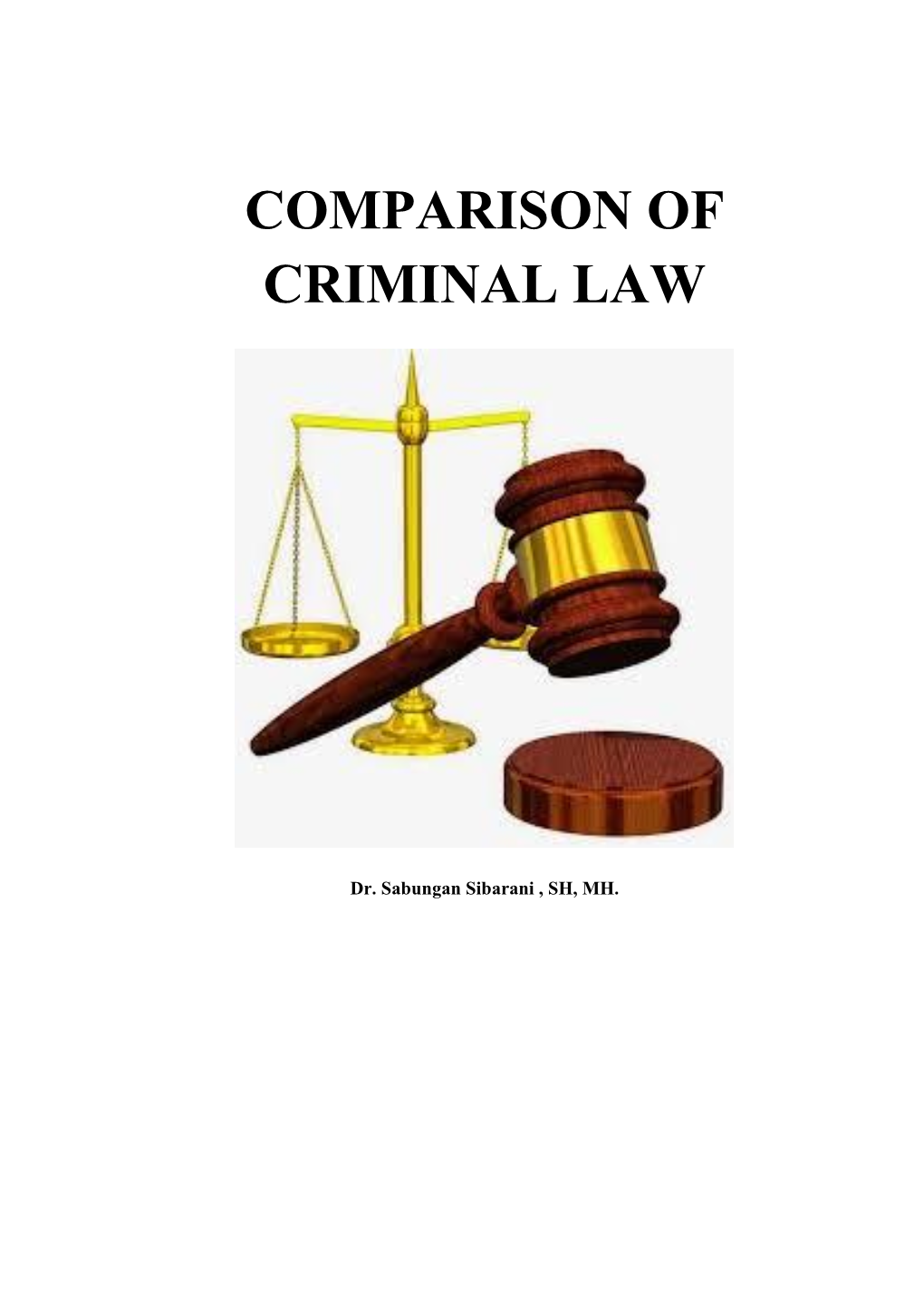 Comparison of Criminal Law