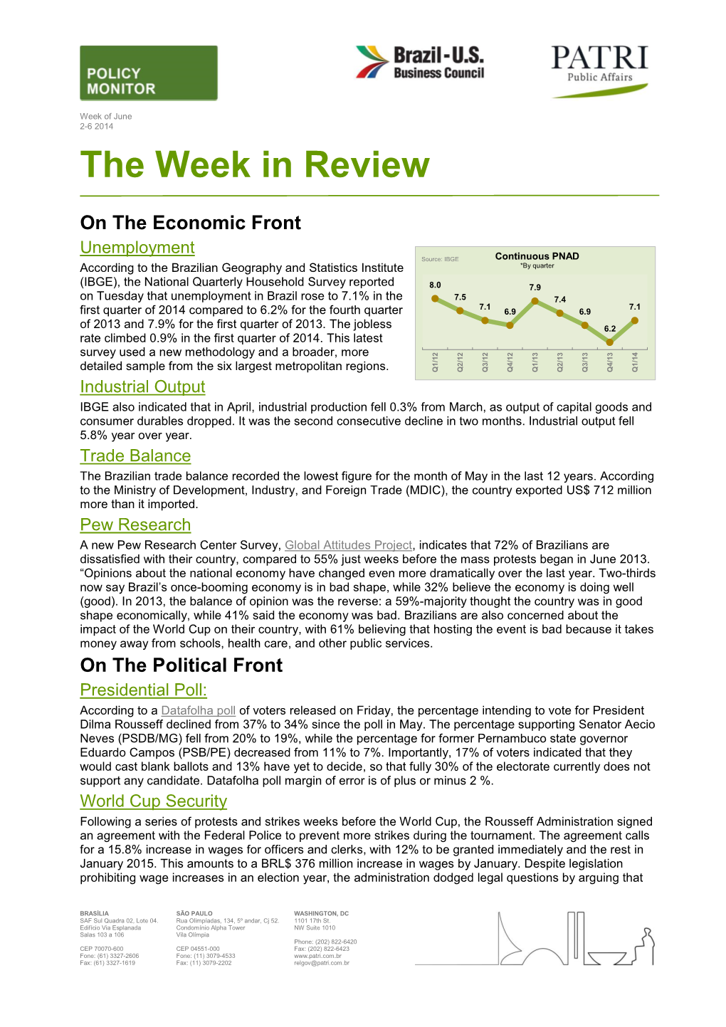 The Week in Review