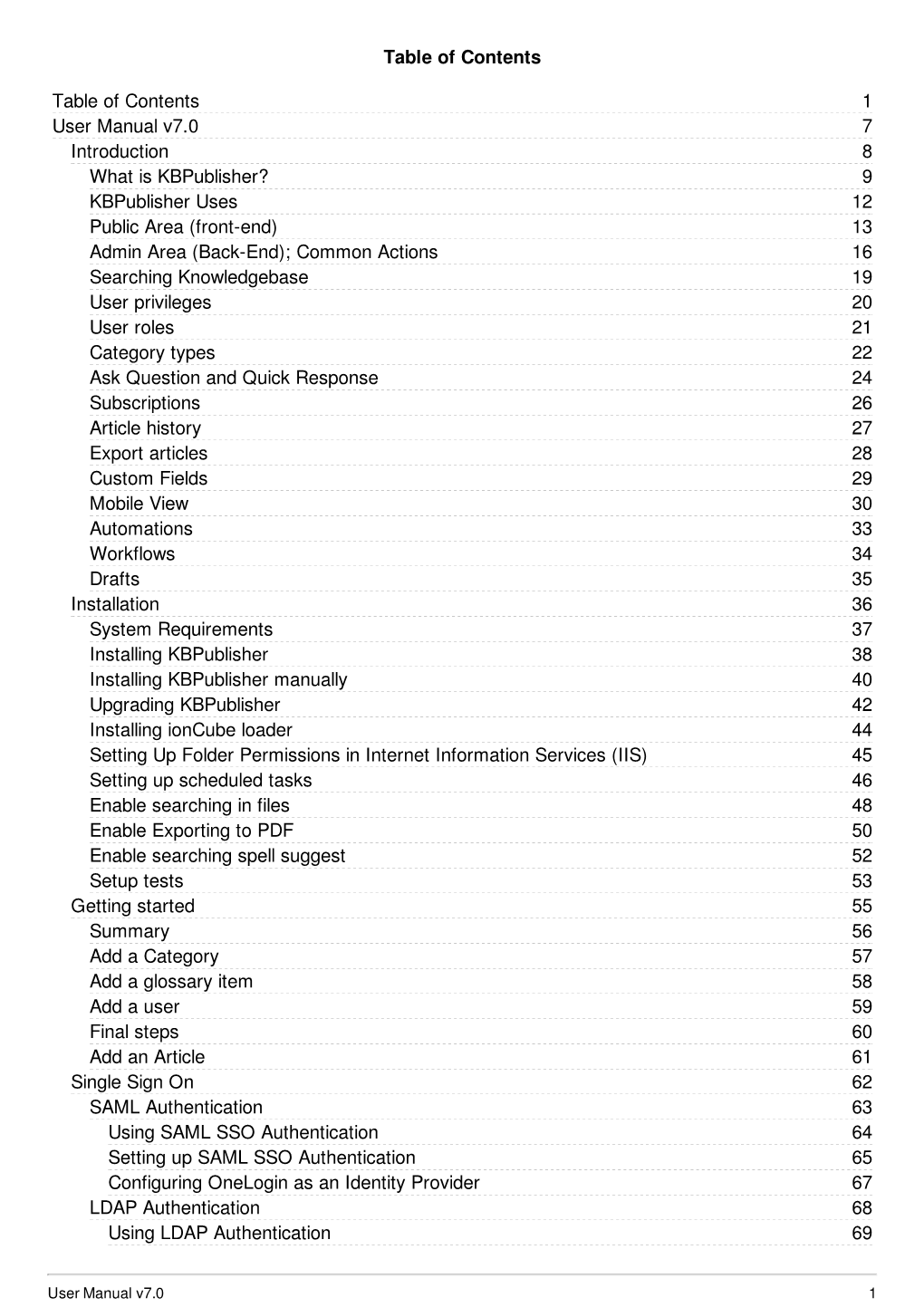 User Manual V7.0 1