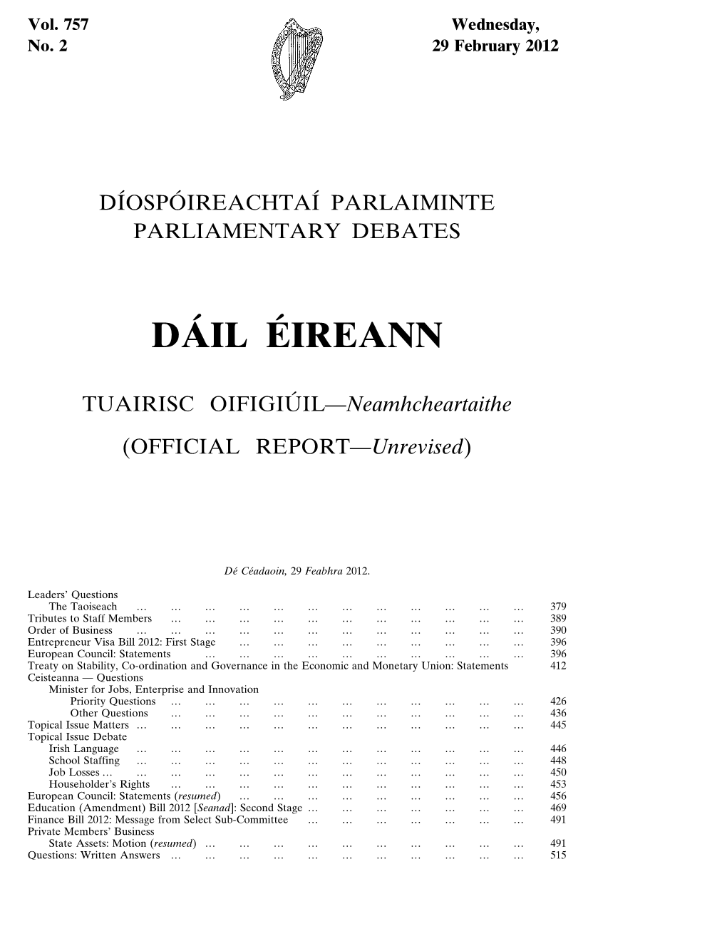 Dáil Éireann