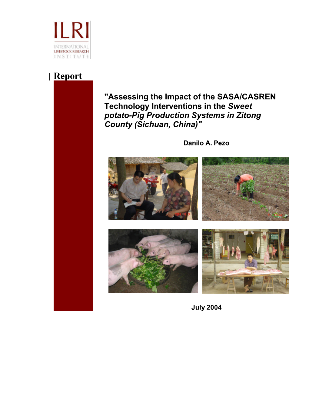 Report "Assessing the Impact of the SASA/CASREN