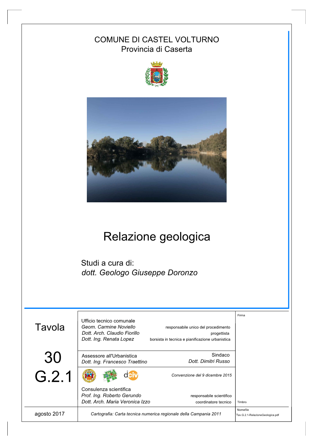 G.2.1 Relazione Geologica