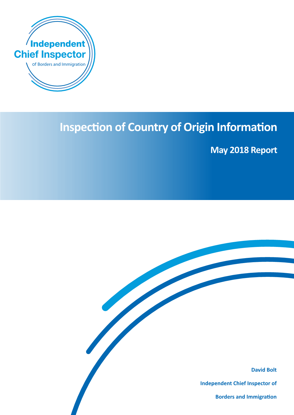 Inspection of Country of Origin Information