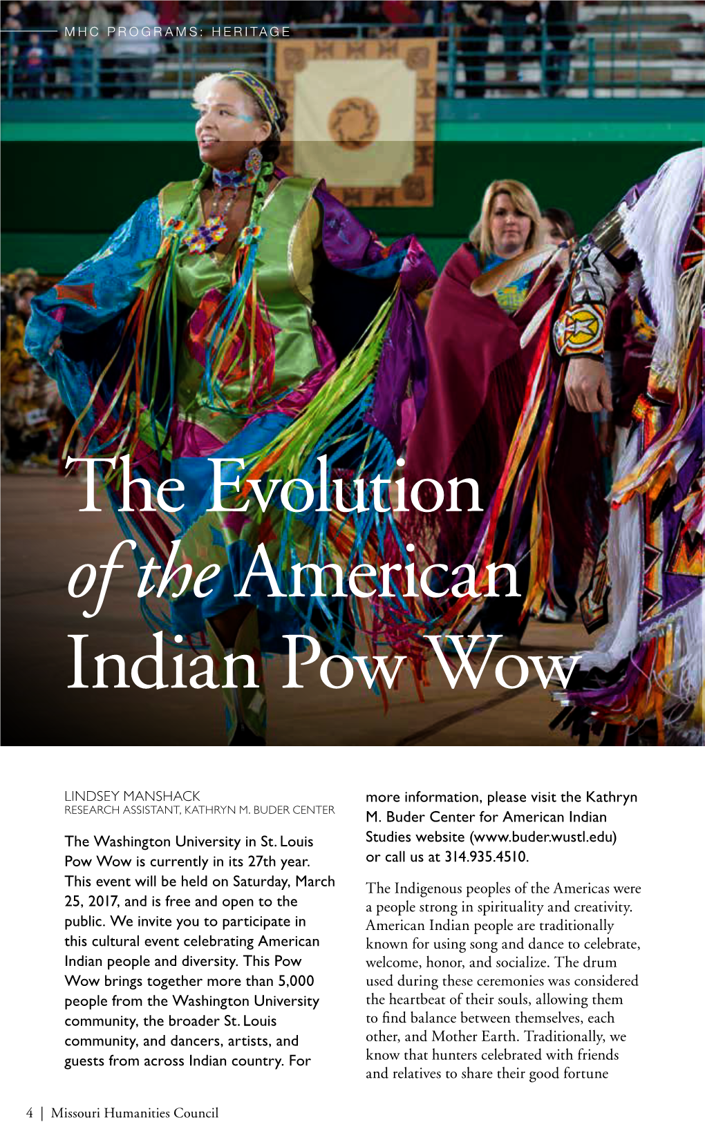 The Evolution of the American Indian Pow Wow