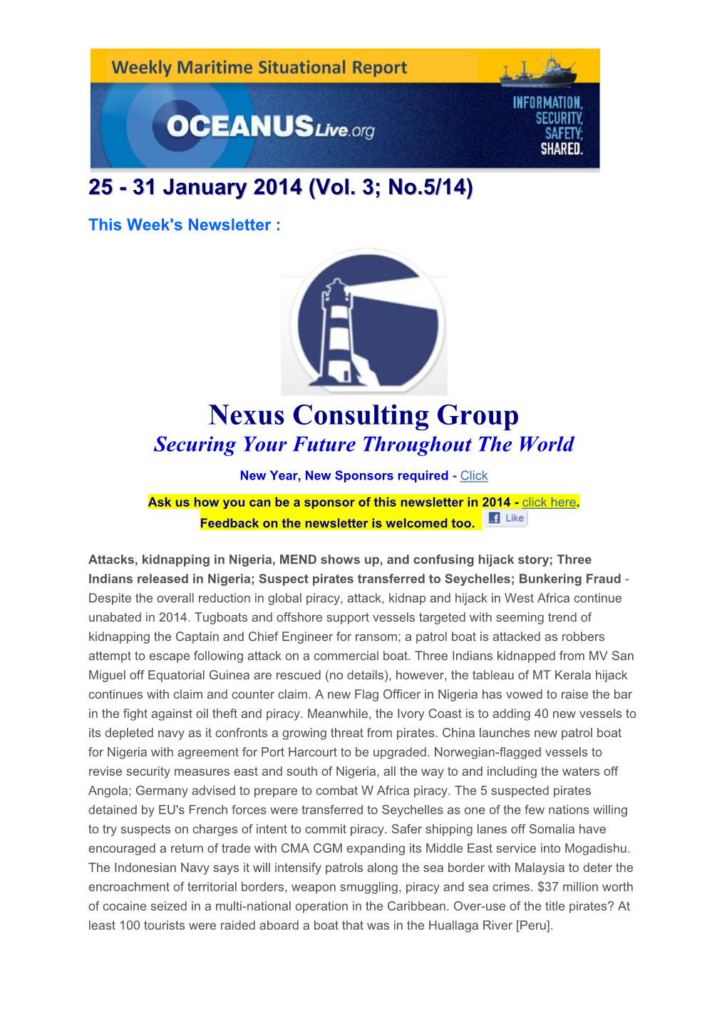 Nexus Consulting Group Securing Your Future Throughout the World