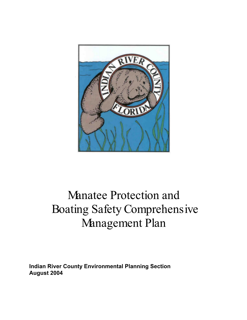 Indian River County, Manatee Protection Plan