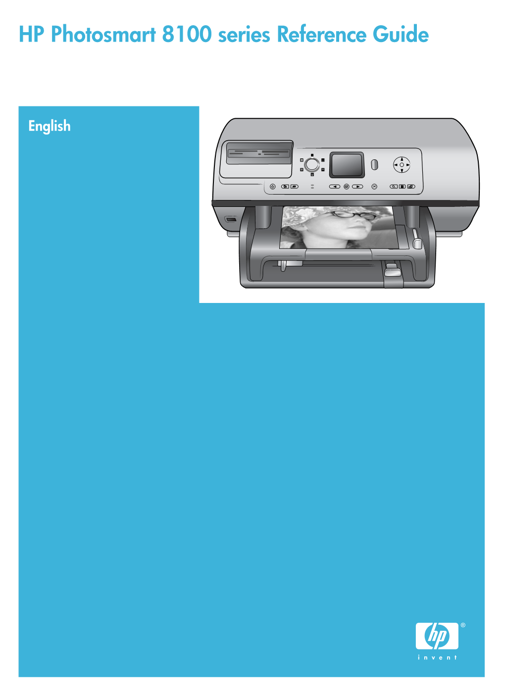 HP Photosmart 8100 Series Reference Guide