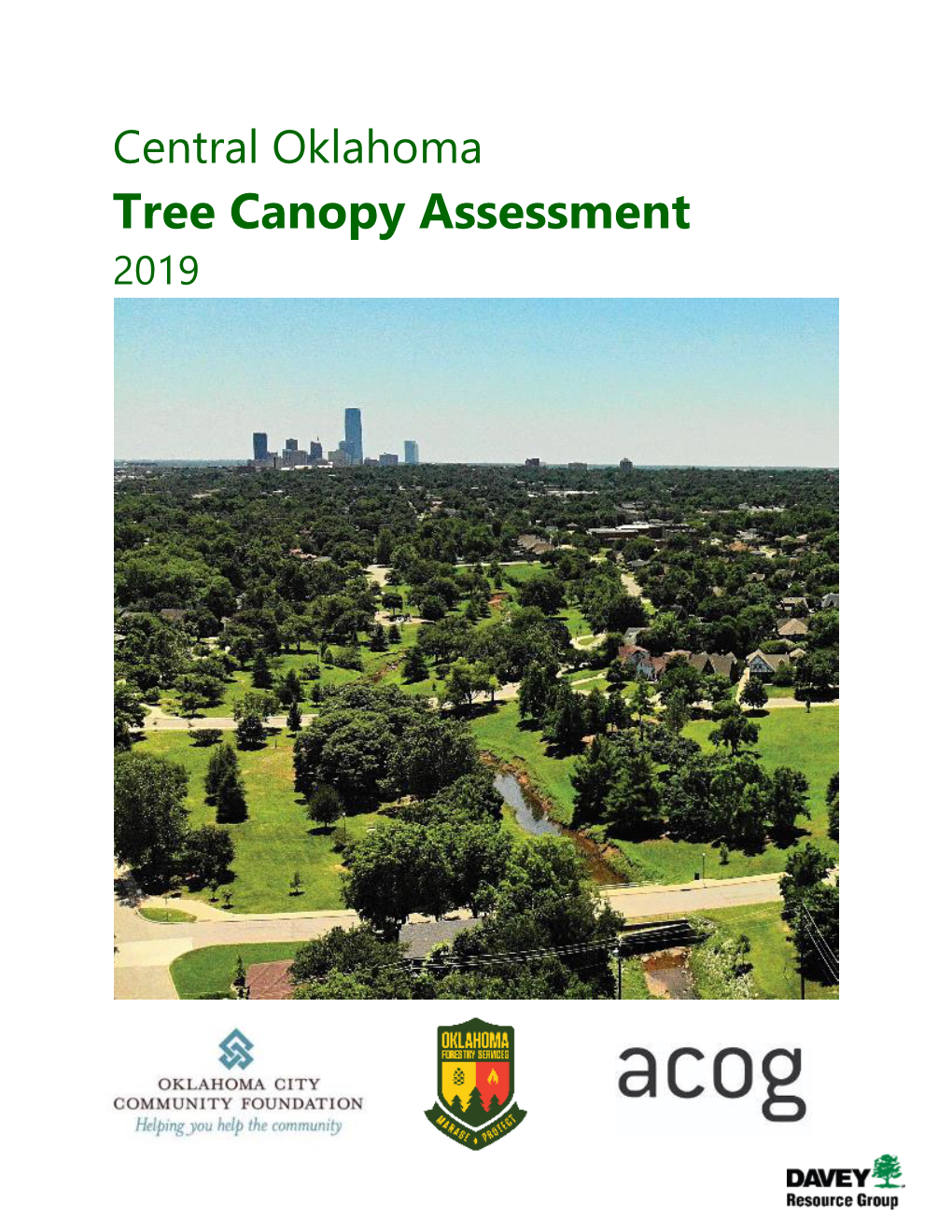 Central Oklahoma Tree Canopy Assessment 2019