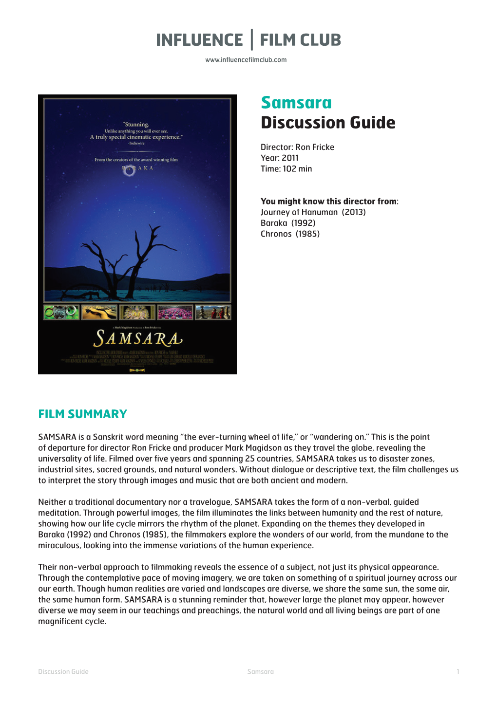 Samsara Discussion Guide