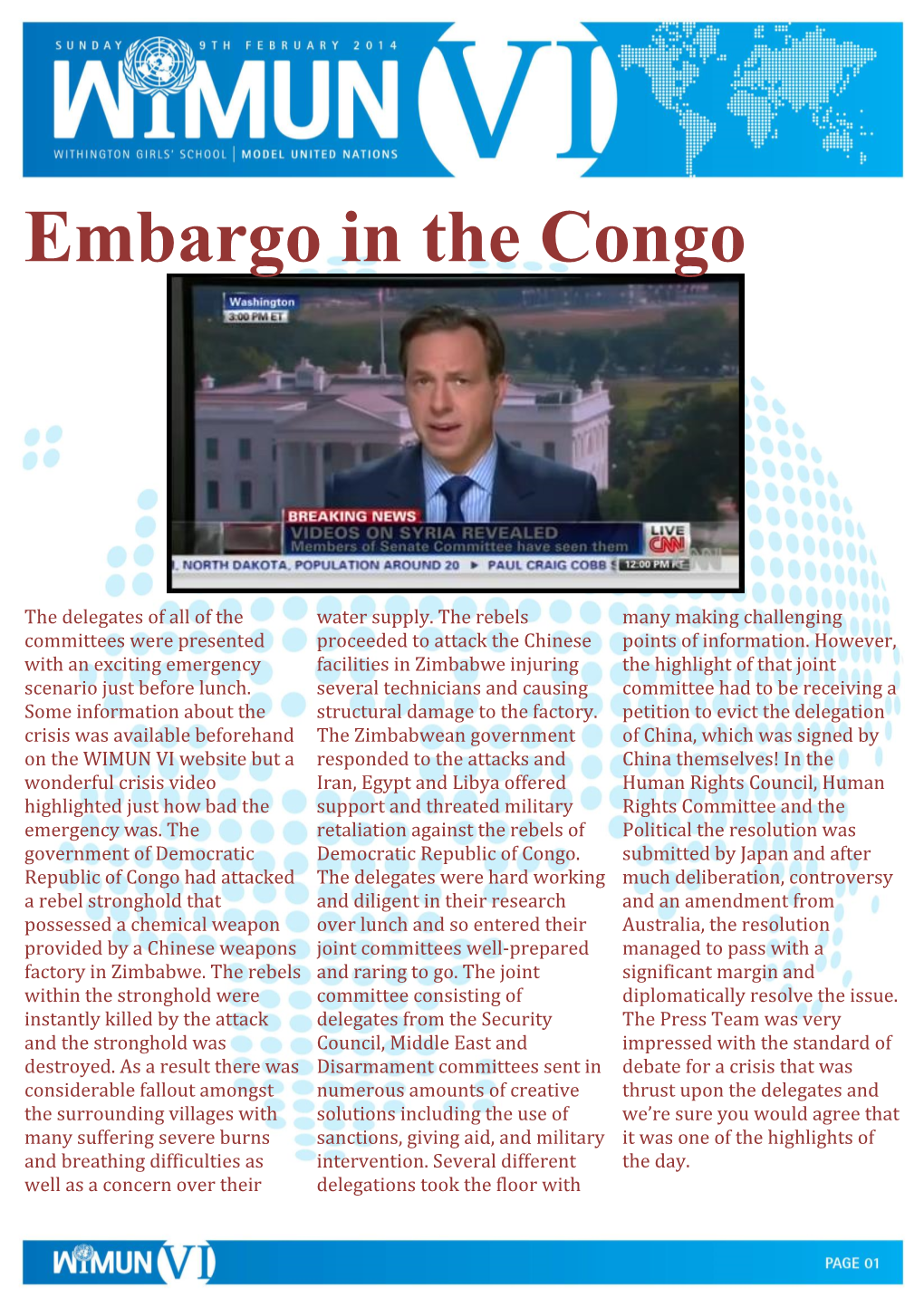 Embargo in the Congo