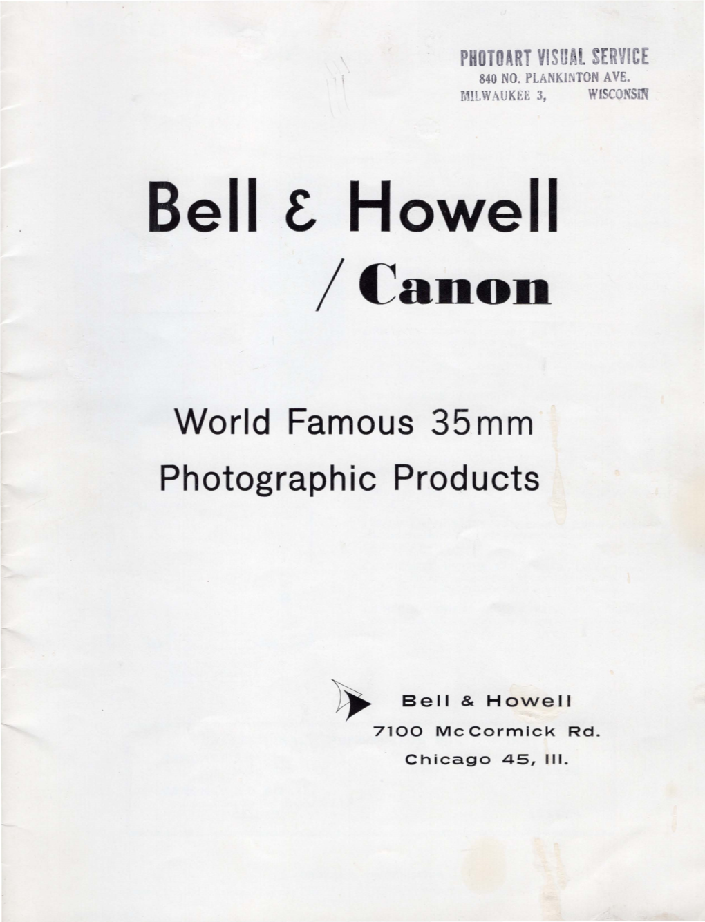 Bell £, Howell /(;Aooo