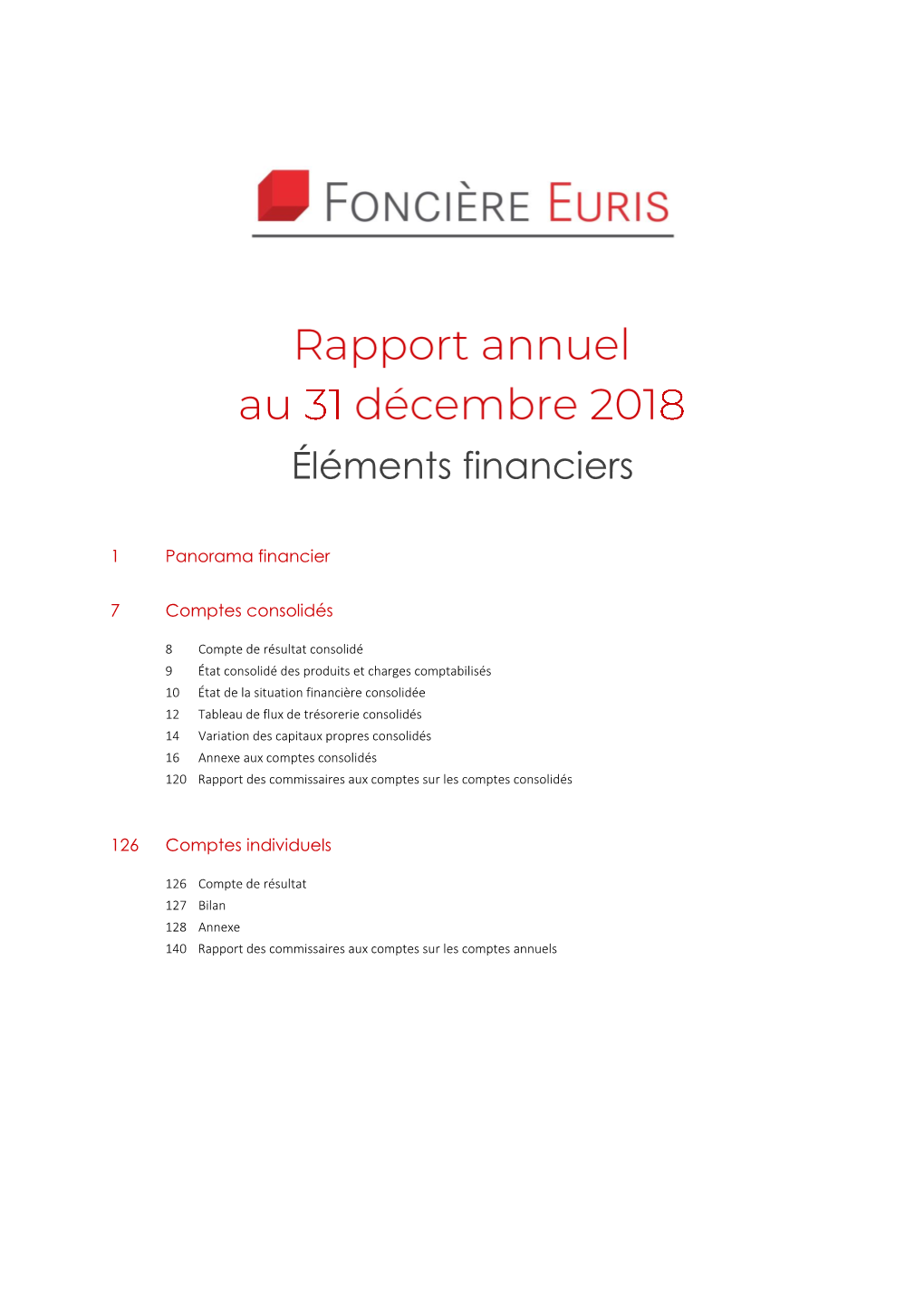 Éléments Financiers