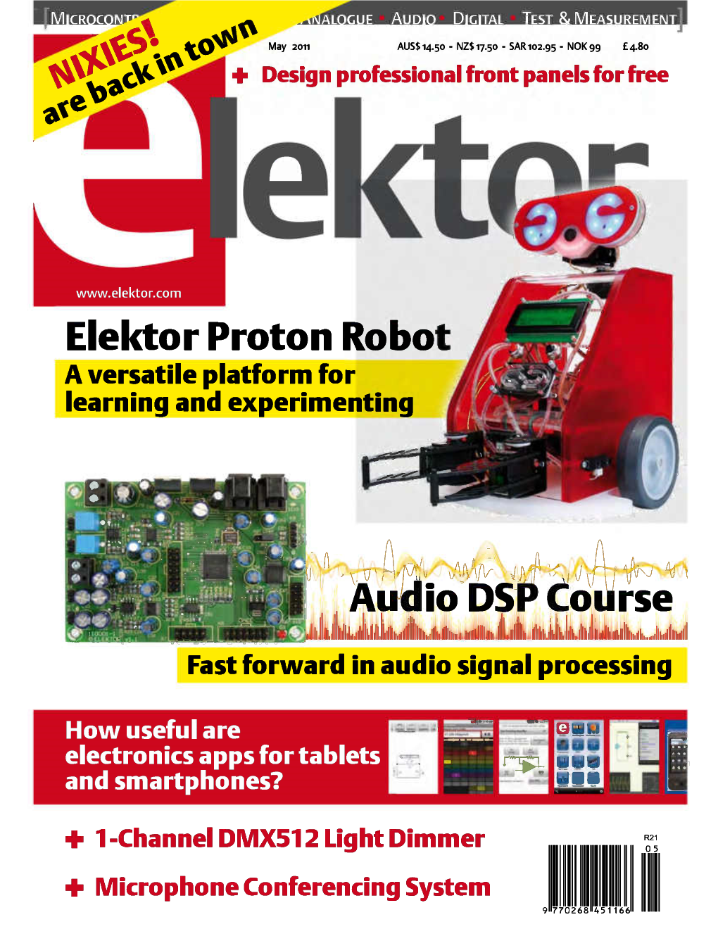 Elektor Proton Robot Audio DSP Co Rse 111