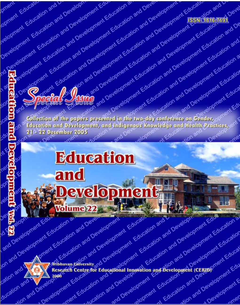 Education and Development 2006 I