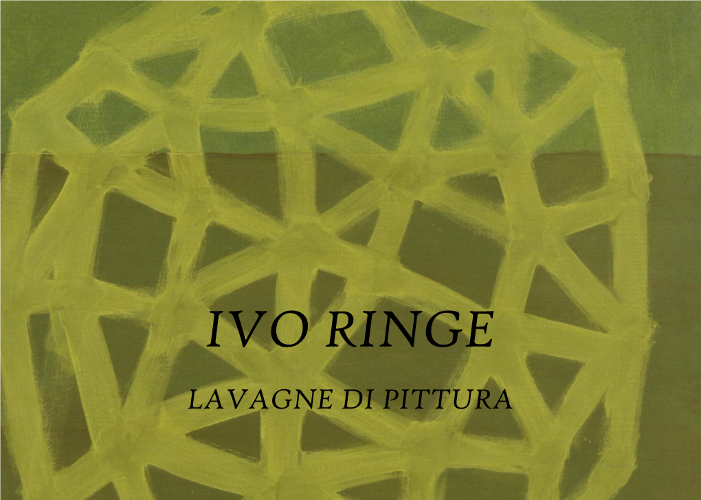 Ivo Ringe Lavagne Di Pittura