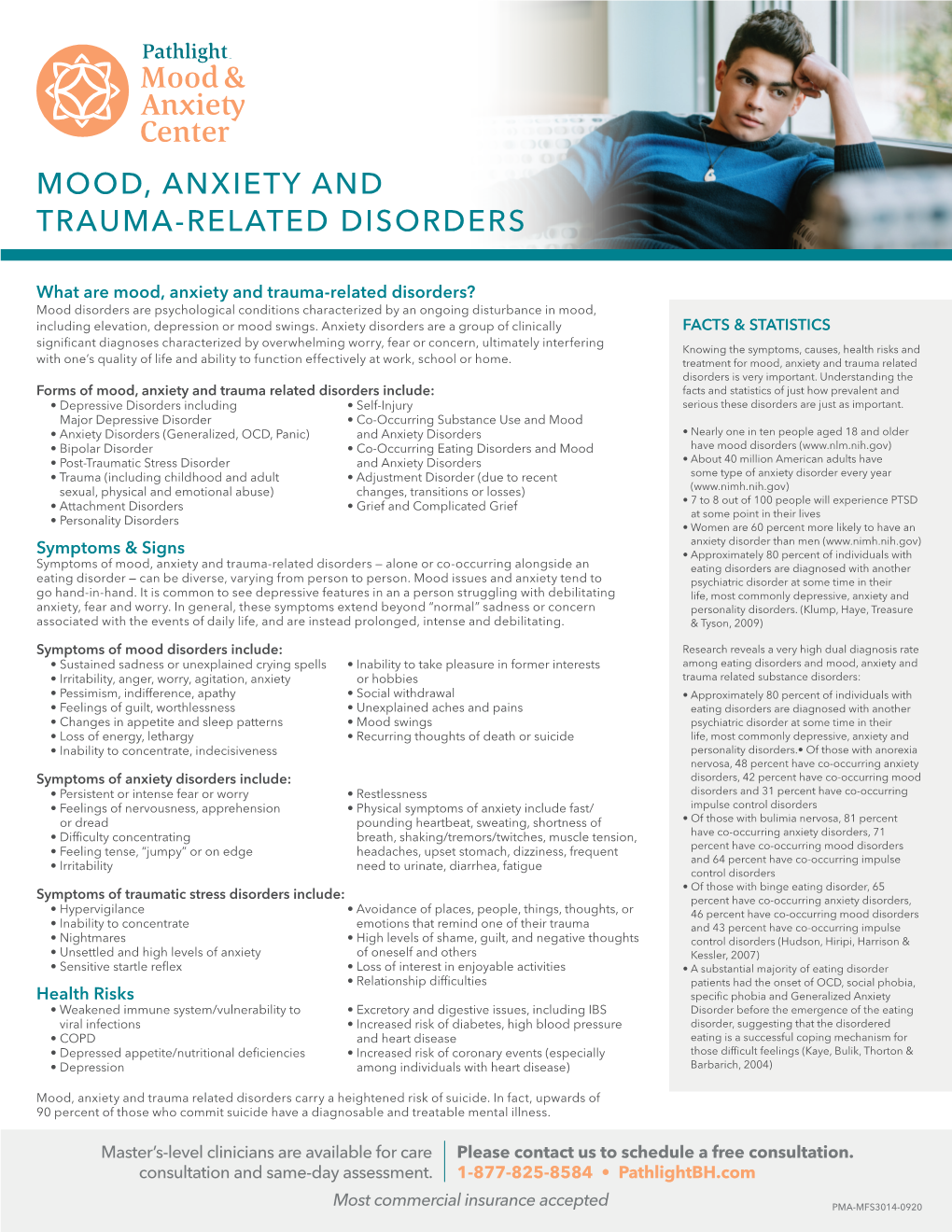 Mood, Anxiety and Trauma-Related Disorders