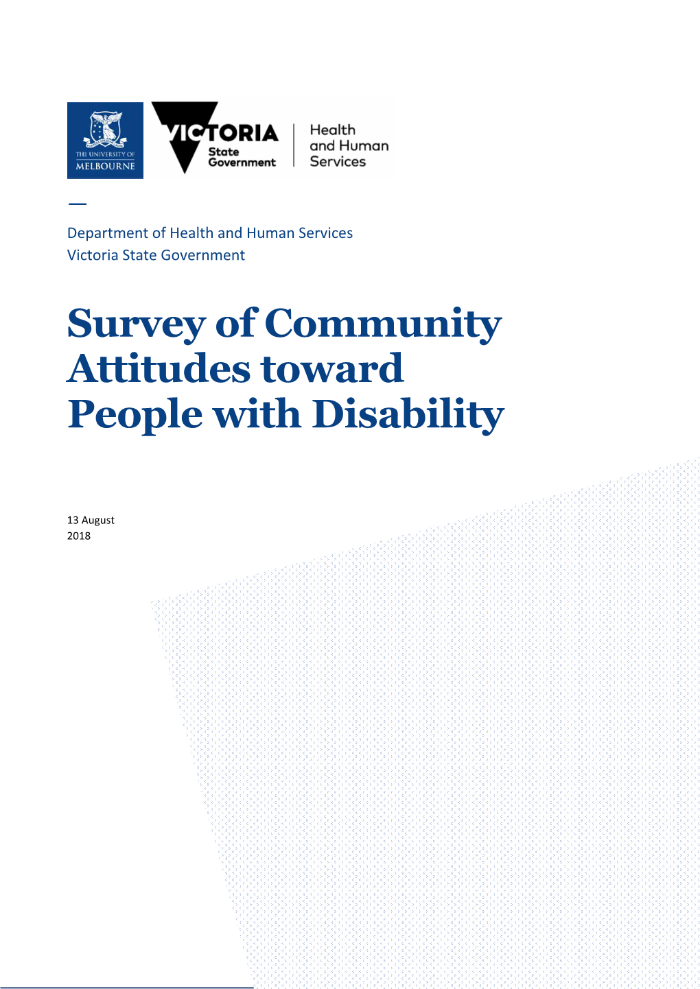 Survey of Community Attitudes Toward People with Disability