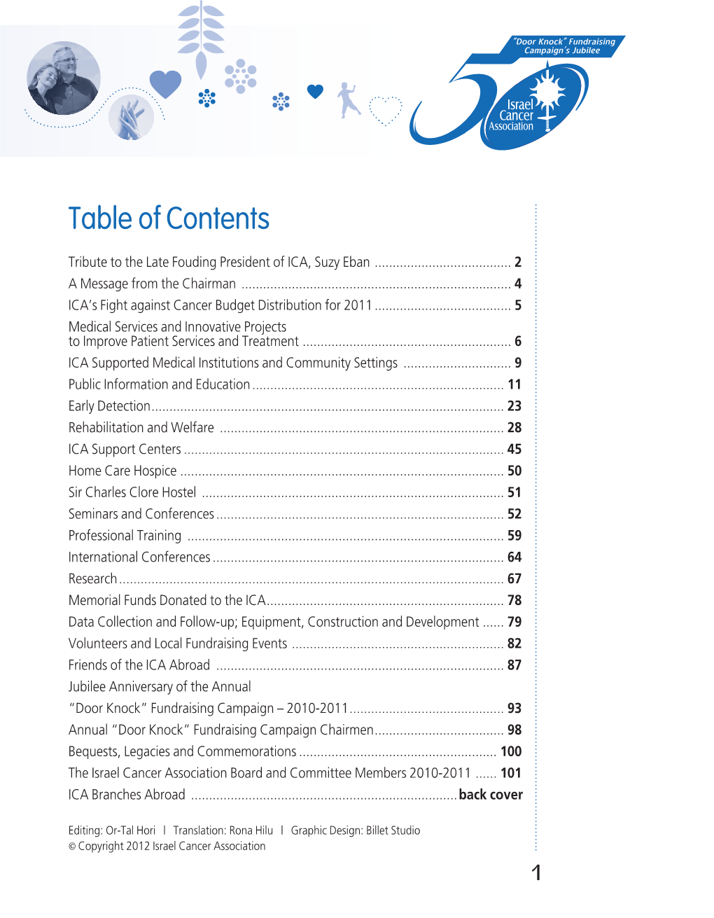 Table of Contents