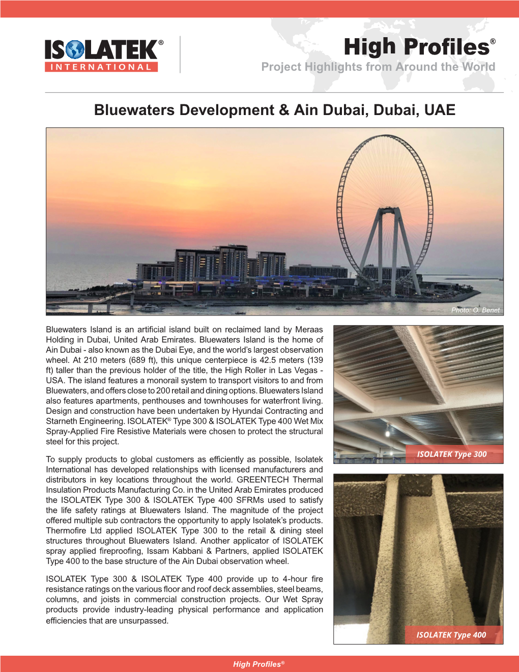 Bluewaters Development & Ain Dubai, Dubai