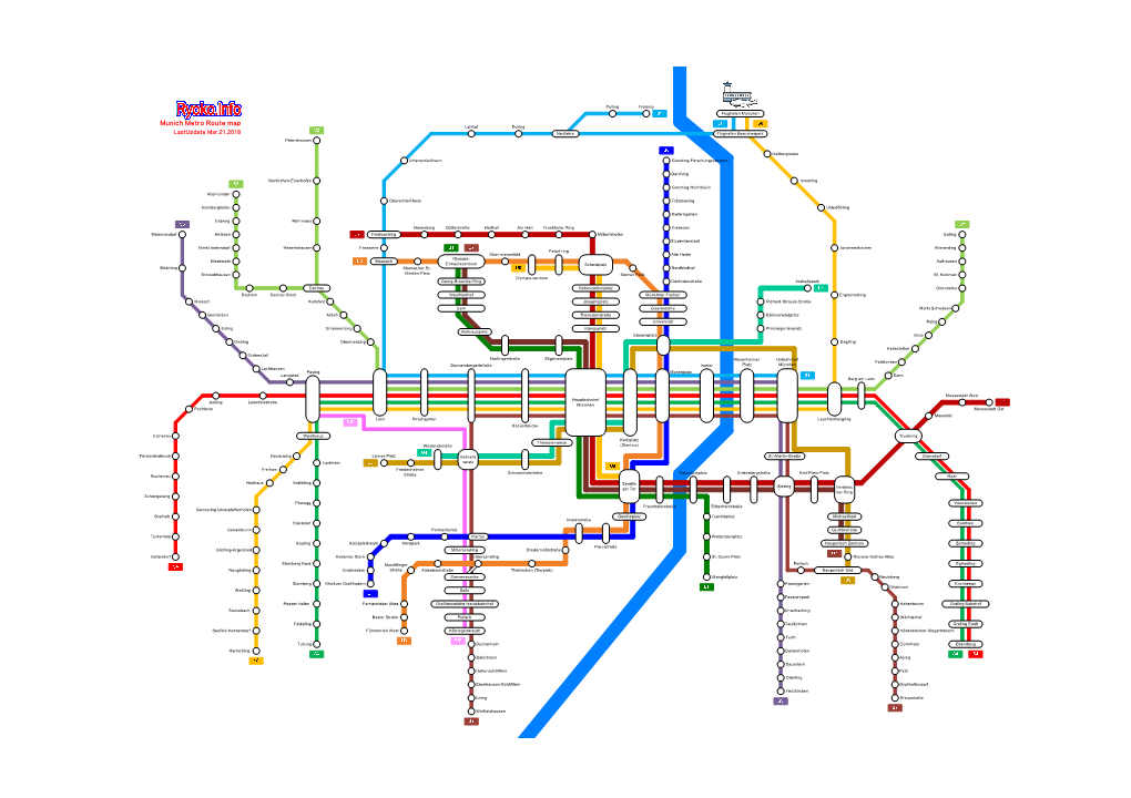 Munich Train Route