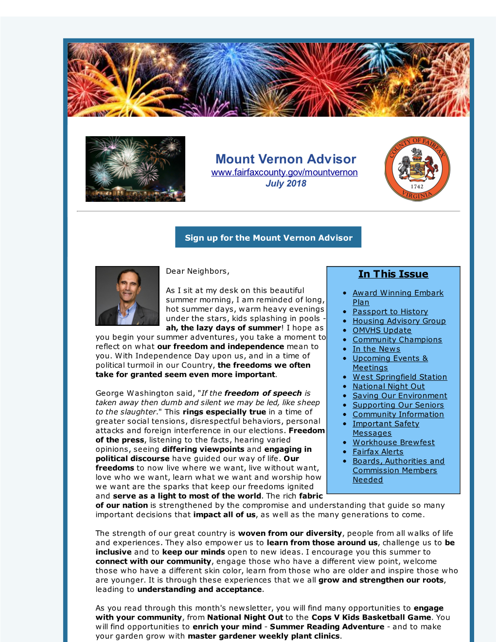 Mount Vernon Advisor July 2018