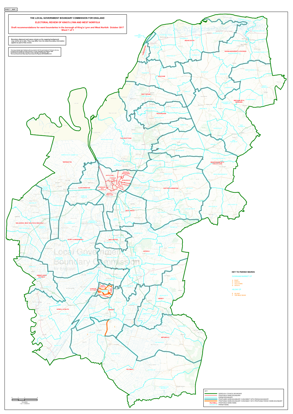The Local Government Boundary Commission for England Bur Nham Nort on Cp Electoral Review of King's Lynn and West Norfolk