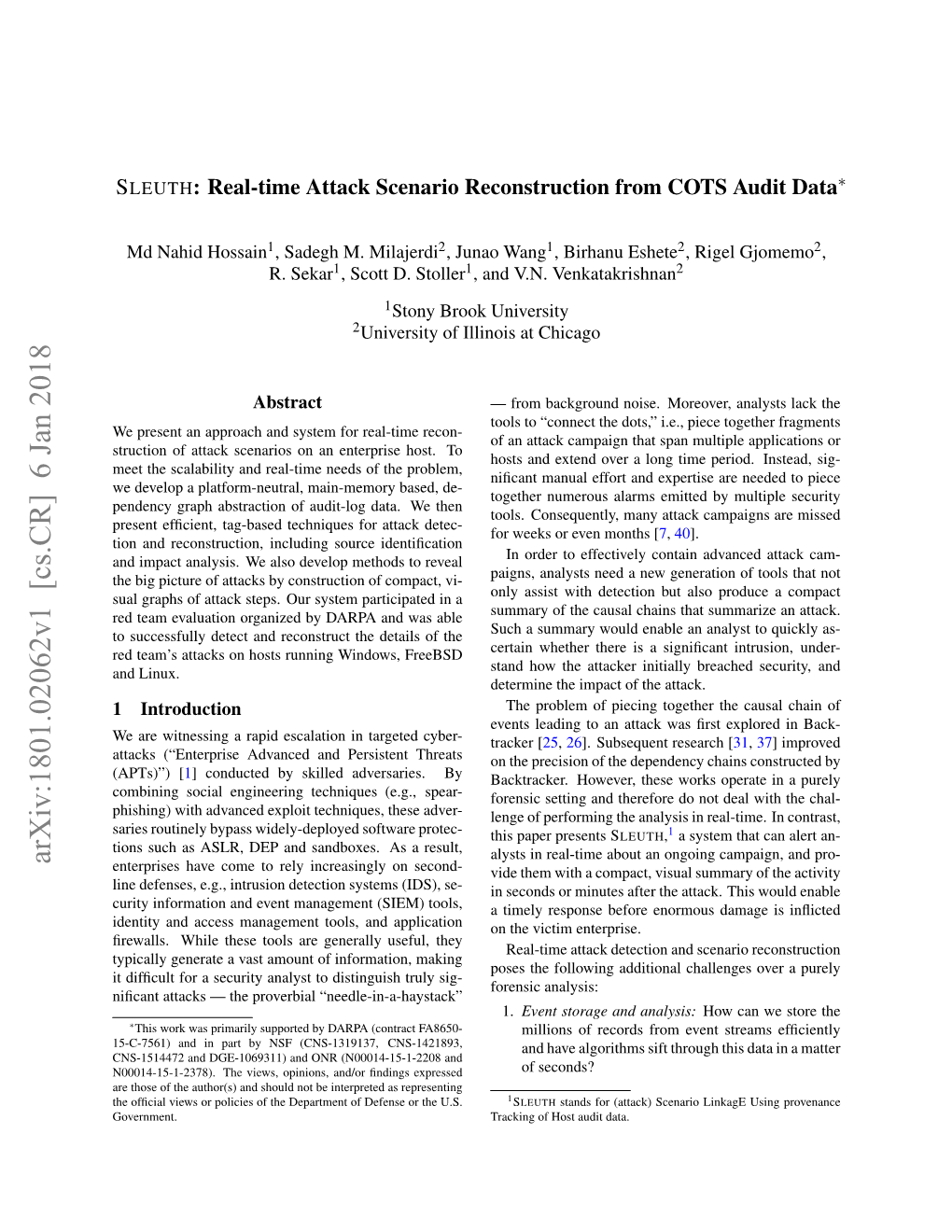 Arxiv:1801.02062V1 [Cs.CR] 6 Jan 2018