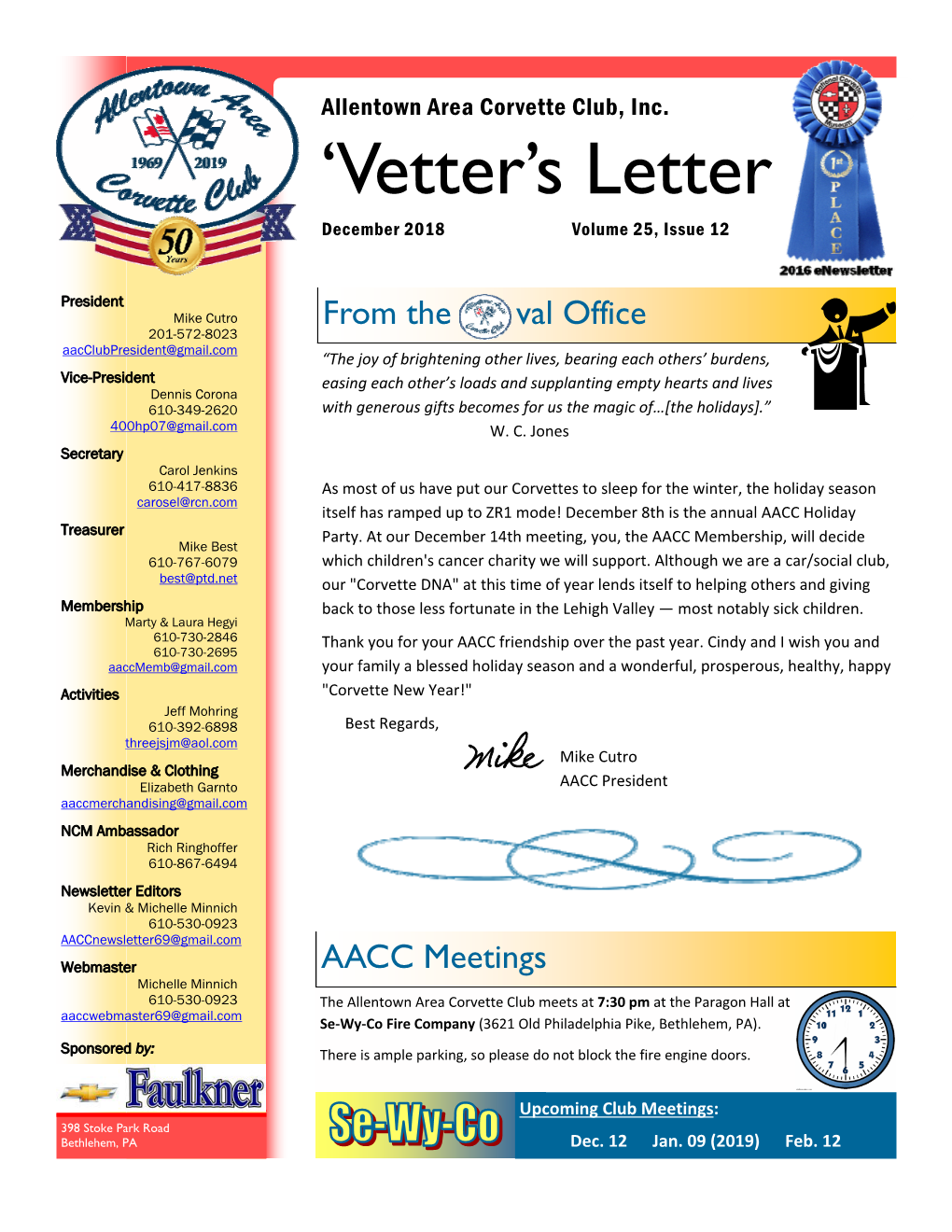 'Vetter's Letter