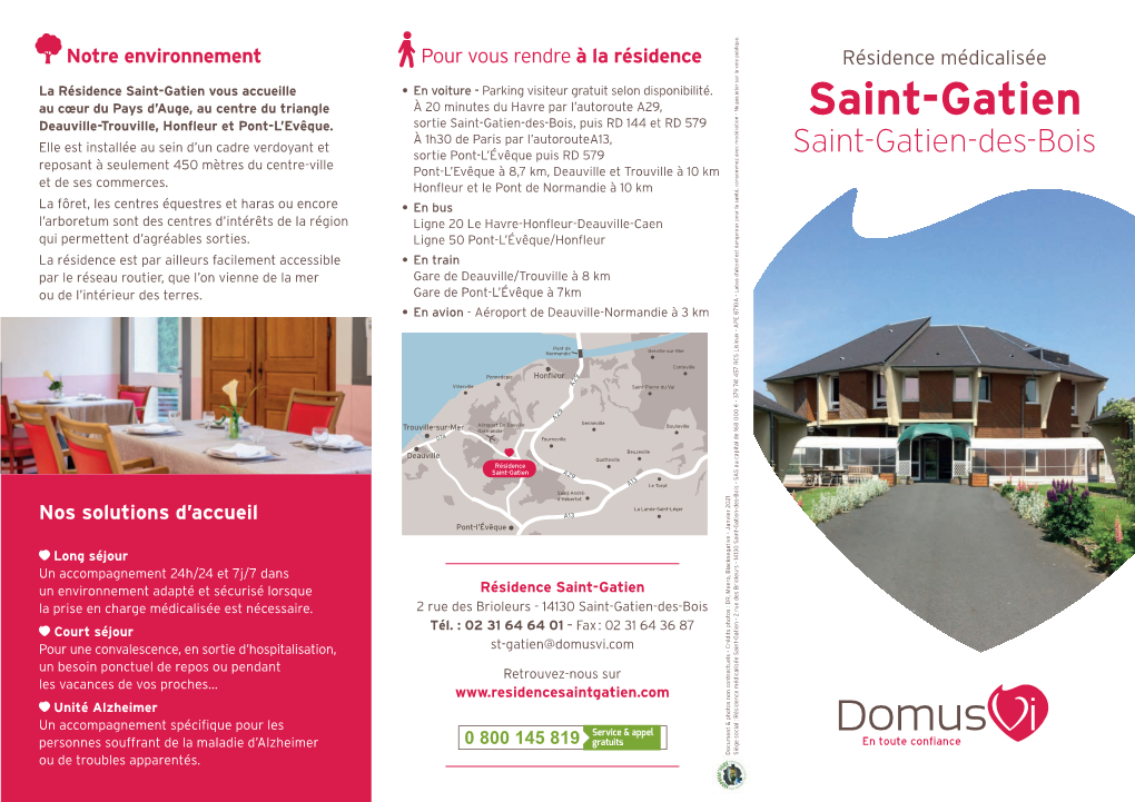Brochure Résidence Saint-Gatien